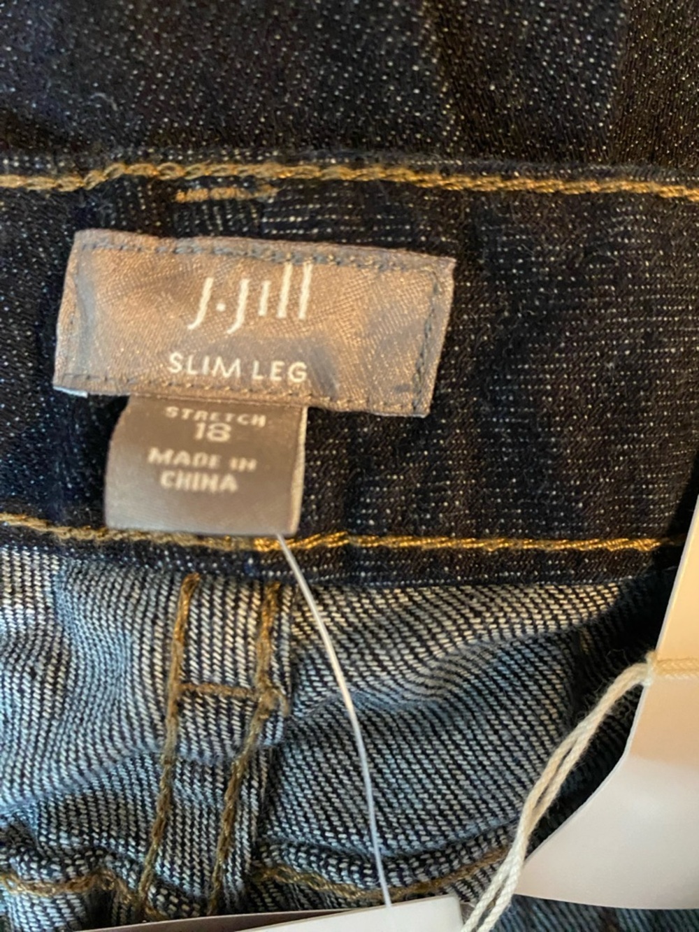 J. Jill Men's Straight Jeans in Dark Indigo - Picture 3 of 6